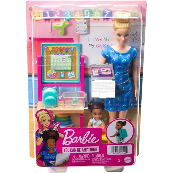 Barbie Teacher Careers Doll And Playset Including Furniture & Accessories - Picture 7 of 7